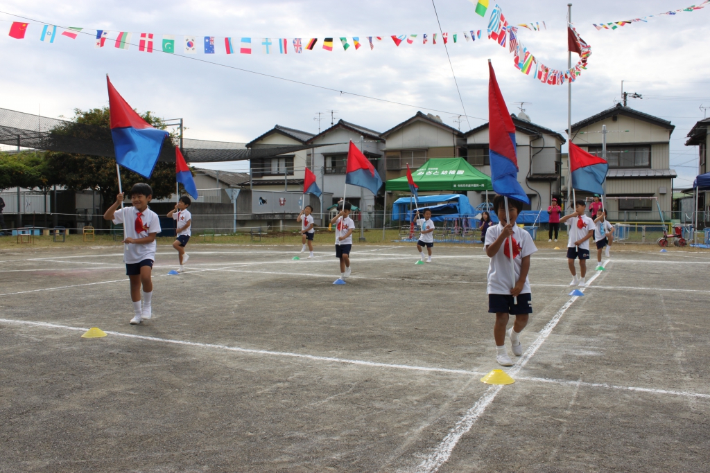 運動会 年長児 みさと幼稚園 高知市仁井田の幼保連携型認定こども園